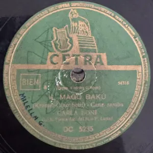 Pochette de Il mago Bakù / El cumbancero de Carla Boni