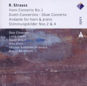 Pochette Horn Concerto no. 1 / Duett-Concertino / Oboe Concerto / Andante for Horn & Piano / Stimmungsbilder nos. 2& 4
