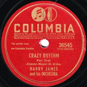 Pochette de Crazy Rhythm / Easter Parade de Harry James and His Orchestra