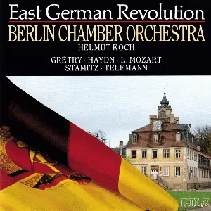 Pochette de Grétry / Haydn / L. Mozart / Stamitz / Telemann de Leopold Mozart - Carl Stamitz - André Grétry - Georg Philipp Telemann - Joseph Haydn - Kammerorchester Berlin
