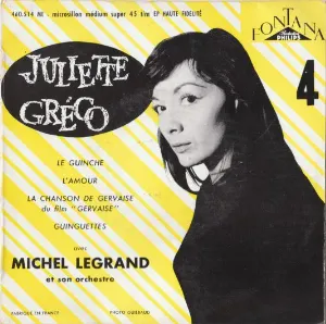 Pochette de 4 – Le Guinche de Michel Legrand et son orchestre - Juliette Gréco