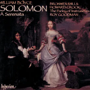 Pochette de Solomon de William Boyce - Howard Crook - The Parley of Instruments - Roy Goodman