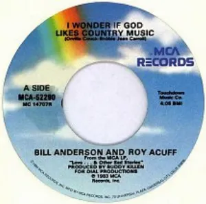 Pochette de I Wonder If God Likes Country Music de Bill Anderson