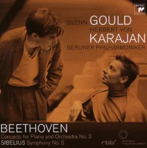 Pochette Beethoven: Concerto for Piano and Orchestra no. 3 / Sibelius: Symphony no. 5
