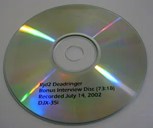 Pochette Deadringer - Bonus Interview Disc