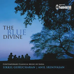 Pochette de The Blue Divine de Sikkil Gurucharan