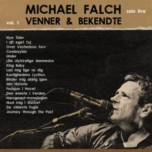 Pochette de Solo Live Vol. 1: Venner & Bekendte de Michael Falch