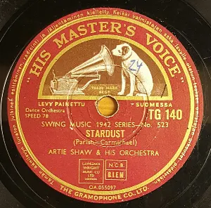 Pochette de Star Dust / Georgia on My Mind de Artie Shaw and His Orchestra