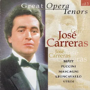 Pochette Great Opera Tenors, CD 3 – José Carreras