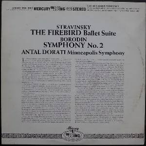 Pochette The Firebird Ballet Suite / Symphony No.2