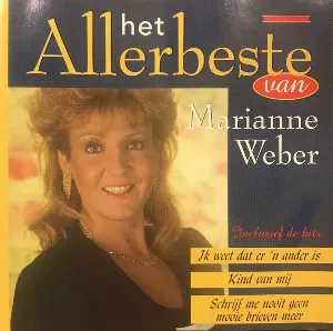 Pochette de Het allerbeste van de Marianne Weber