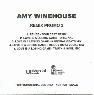 Pochette de Remix Promo 3 de Amy Winehouse