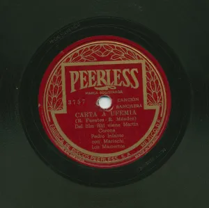 Pochette de Carta a Ufemia / Veleidosa de Pedro Infante