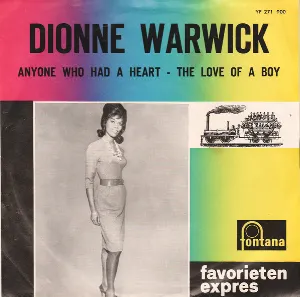 Pochette de Anyone Who Had a Heart / The Love of a Boy de Dionne Warwick