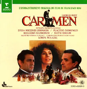 Pochette Carmen, enregistrement original du film de Francesco Rosi (extraits)