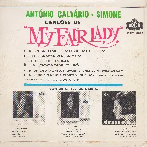 Pochette de Canções de “My Fair Lady” de António Calvário - Simone de Oliveira