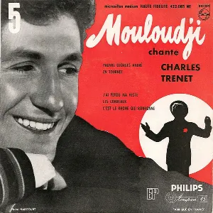 Pochette Mouloudji chante Charles Trenet