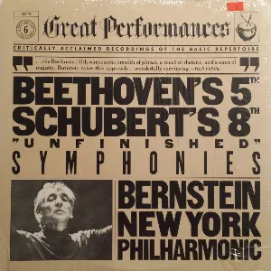 Pochette CBS Great Performances, Volume 6: Beethoven: Symphony no. 5 / Schubert: Symphony no. 8 