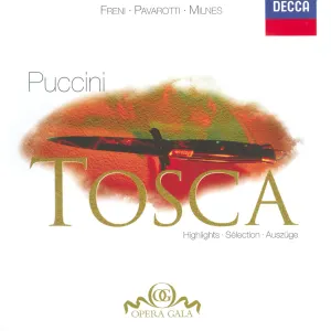 Pochette de Tosca – Highlights de Sherrill Milnes - Nicola Rescigno - Luciano Pavarotti - Giacomo Puccini - National Philharmonic Orchestra - Mirella Freni