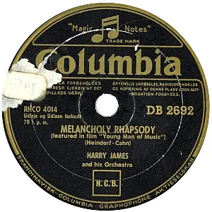 Pochette de Get Happy / Melancholy Rhapsody de Harry James and His Orchestra