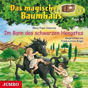 Pochette de Das magische Baumhaus, Folge 47: Im Bann des schwarzen Hengstes de Mary Pope Osborne - Frank‐Lorenz Engel