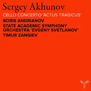 Pochette de Cello Concerto "Actus tragicus" de State Academic Symphony Orchestra of Russia “Evgeny Svetlanov”