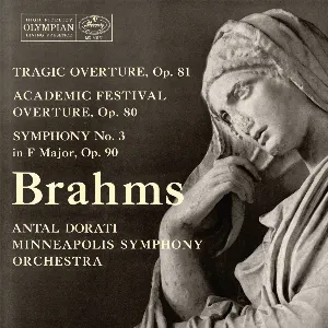 Pochette de Tragic Overture / Academic Festival Overture / Symphony no. 3 de Minnesota Orchestra - Antal Doráti - Johannes Brahms