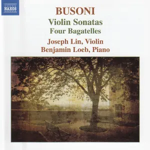 Pochette de Violin Sonatas / Four Bagatelles de Ferruccio Busoni