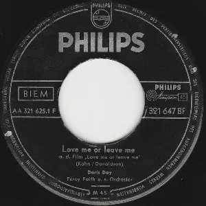 Pochette Love Me or Leave Me / Shaking the Blues