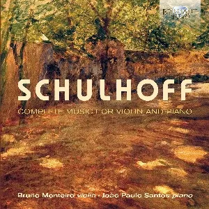 Pochette de Complete Music for Violin and Piano de Erwin Schulhoff