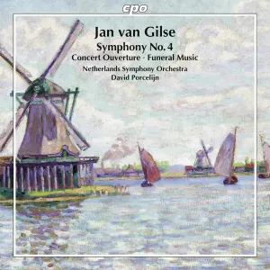 Pochette de Symphony no. 4 / Concert Ouverture / Funeral Music de Netherlands Symphony Orchestra - David Porcelijn