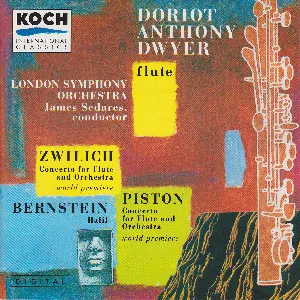 Pochette Zwilich: Concerto for Flute and Orchestra / Piston: Concerto for Flute and Orchestra / Bernstein: Halil