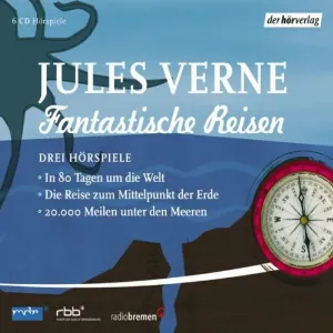 Pochette de Fantastische Reisen. Drei Hörspiele de Jules Verne