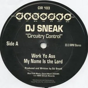 Pochette de Circuitry Control de DJ Sneak