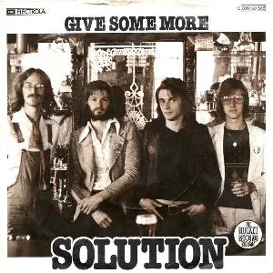 Pochette de Give Some More / Chappaqua de Solution