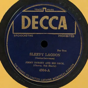 Pochette de Sleepy Lagoon / I Threw a Kiss in the Ocean de Jimmy Dorsey and His Orchestra