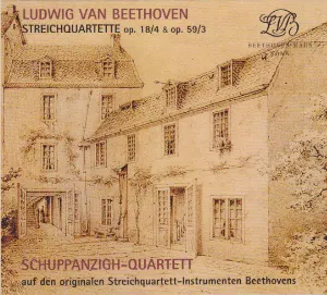 Pochette Streichquartette, op. 18/4 & op. 59/3