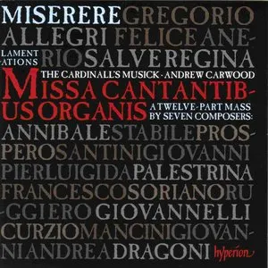 Pochette de Allegri's Miserere & the Music of Rome de The Cardinall’s Musick