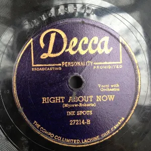 Pochette de Right About Now / The Way It Used to Be de The Ink Spots