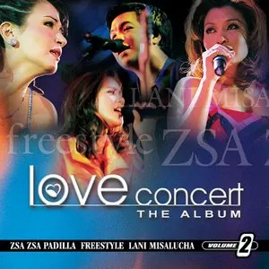 Pochette de Love Concert: The Album, Vol. 2 de Freestyle - Lani Misalucha - Zsa Zsa Padilla