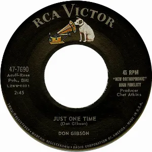 Pochette de Just One Time de Don Gibson