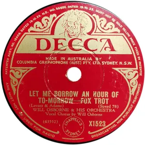 Pochette de Let Me Borrow an Hour of To-Morrow / At Your Beck and Call de Jimmy Dorsey and His Orchestra