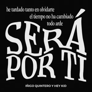 Pochette de Será por ti de Íñigo Quintero