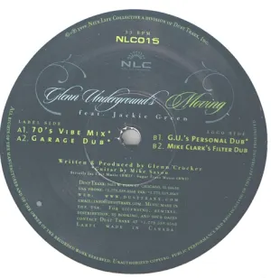 Pochette de Moving de Glenn Underground