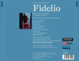 Pochette de Fidelio - 1805 Urfassung de Ludwig van Beethoven - Arnold Schoenberg Chor - Kurt Streit - Bertrand de Billy