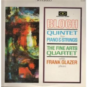 Pochette de Quintet for Piano and Strings de Ernest Bloch