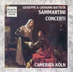 Pochette de Concerti de Giuseppe Baldassare Sammartini - Camerata Köln