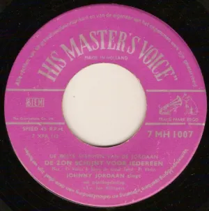 Pochette de De zon schijnt voor iedereen / Johnny’s derde potpourri de Johnny Jordaan