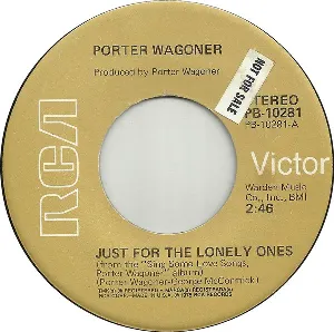 Pochette Just for the Lonely Ones / It’s My Time (To Say I Love You)
