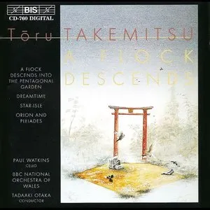 Pochette de A Flock Descends Into the Pentagonal Garden / Spirit Garden / Dreamtime de Marin Alsop - Bournemouth Symphony Orchestra - Tōru Takemitsu